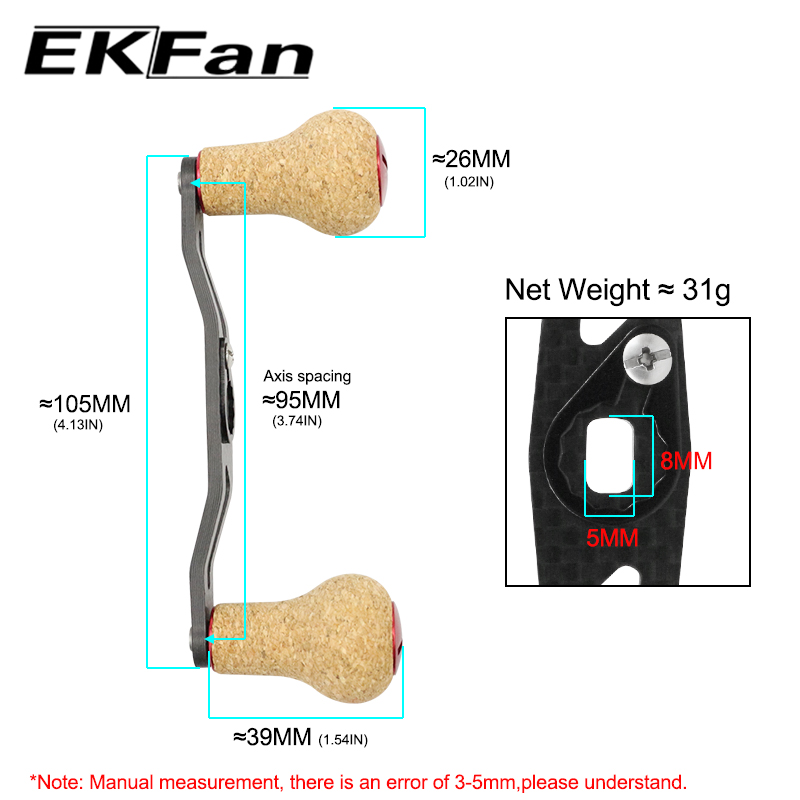 EKfan 105mm Carbonfaser-Baitca – Spincast Reel Bewertung und Preis