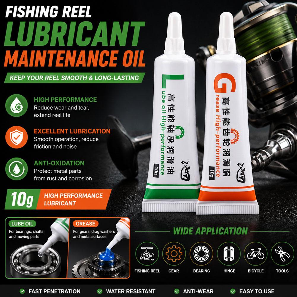 Angelrollen-Schmieröl- und Fet – Reel Repair Kit Bewertung und Preis