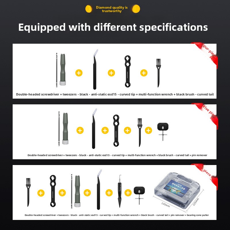 Wartungsschlüssel-Set für Ange – Spincast Reel Bewertung und Preis